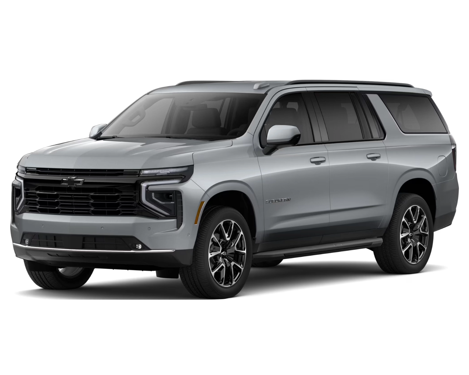 suv suburban grey